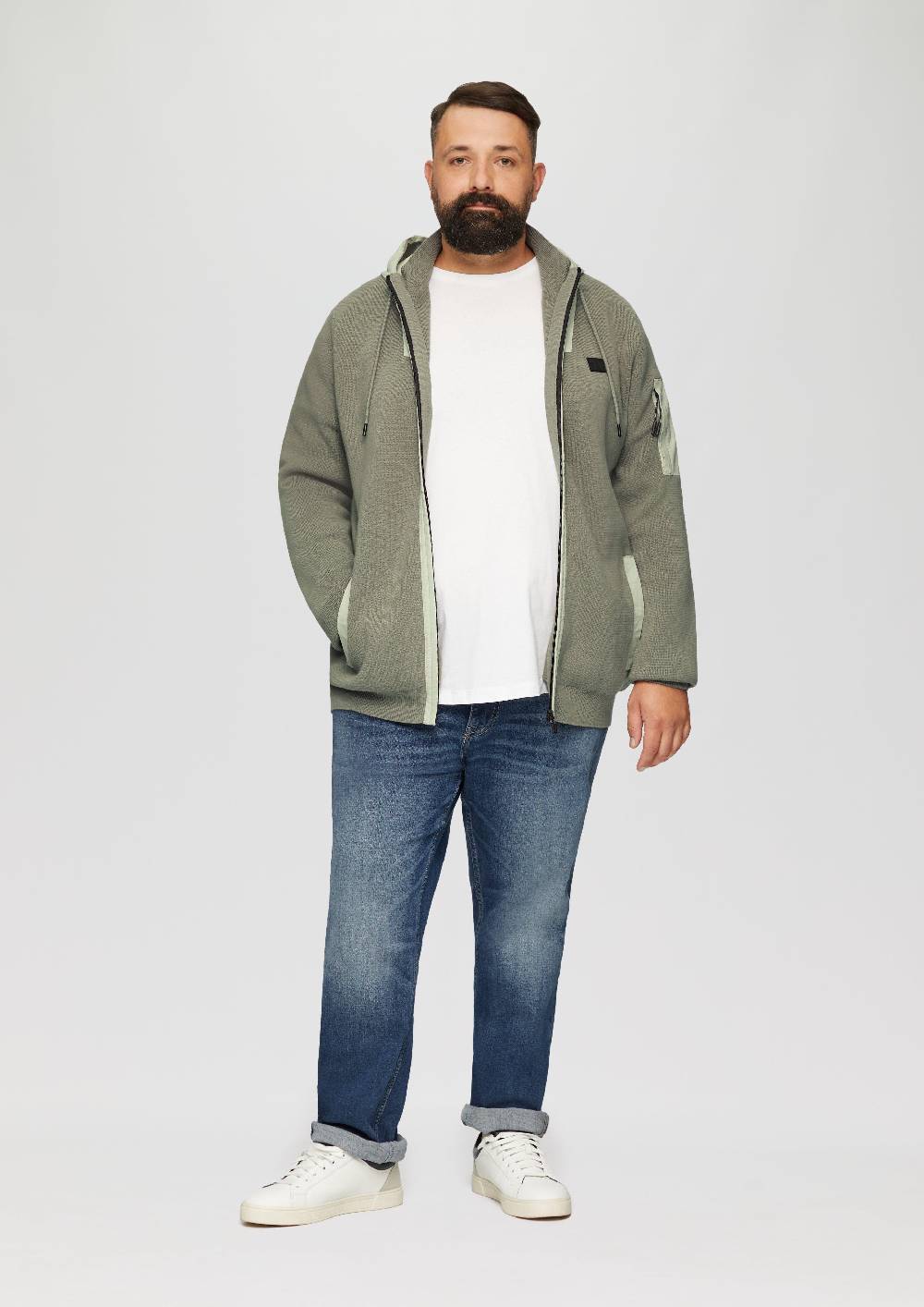 S.Oliver Cardigan mit Ärmeltasche Im Verkauf