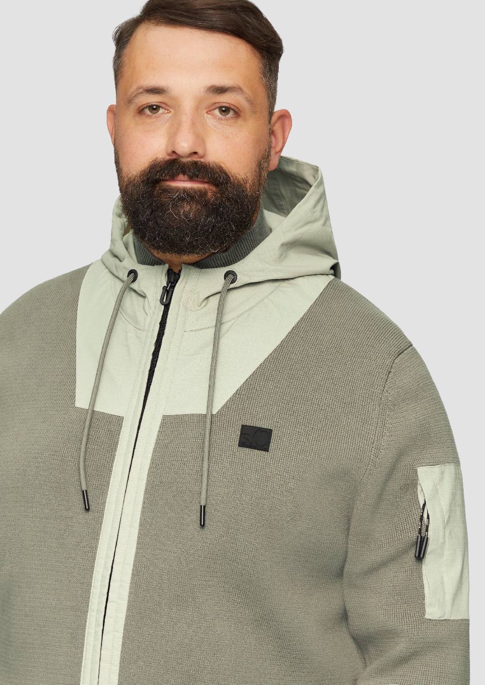 S.Oliver Cardigan mit Ärmeltasche Im Verkauf