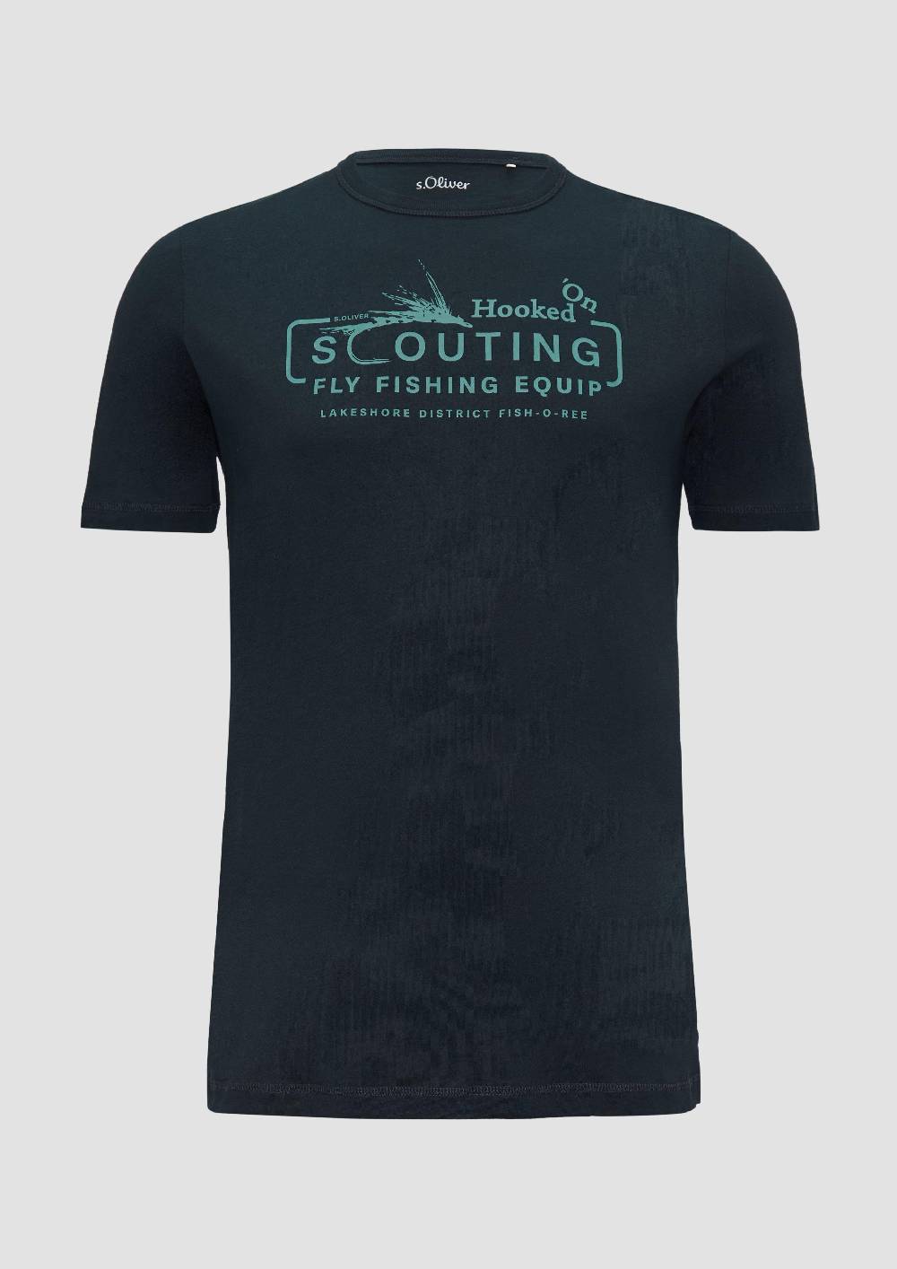 S.Oliver Baumwollshirt mit Frontprint Rabatte dieses Monats