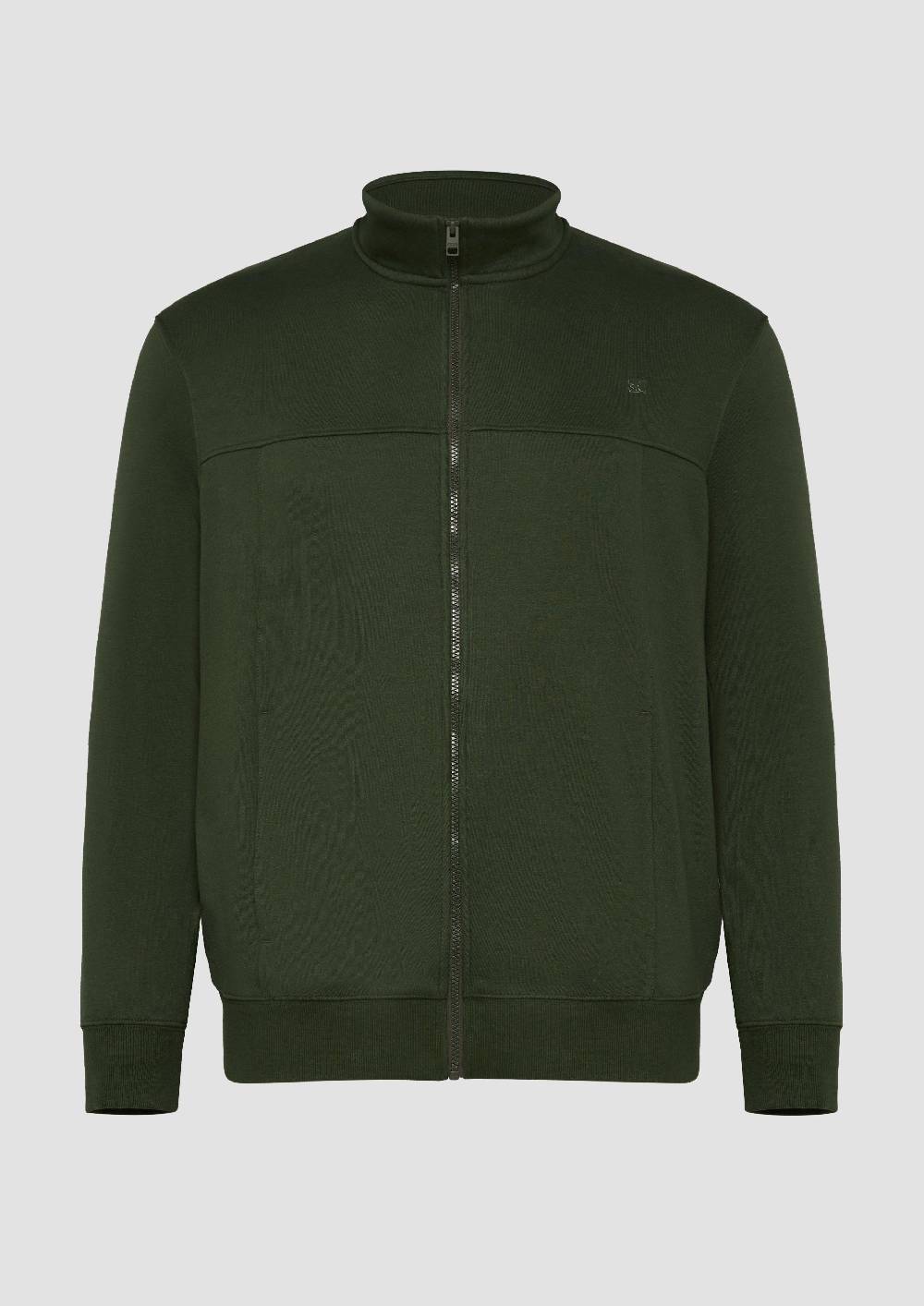 S.Oliver Sweatjacke mit Stehkragen Fabrikverkauf