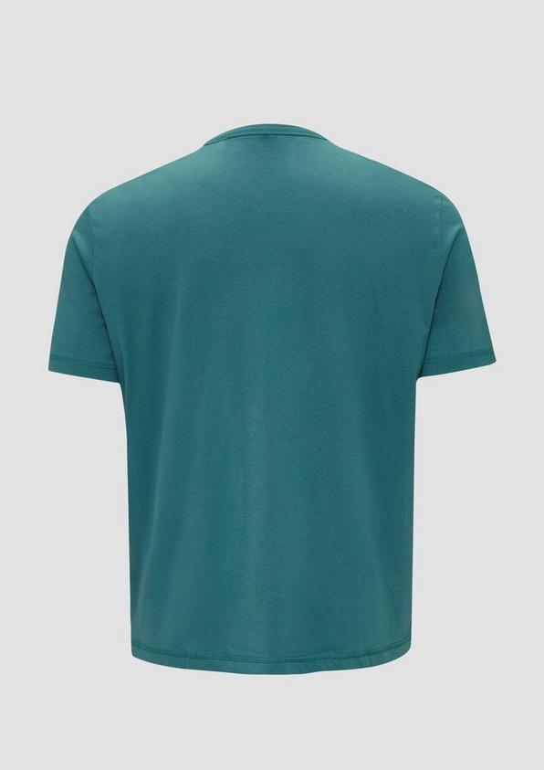 S.Oliver Baumwollshirt mit Frontprint Kostenloser Versand
