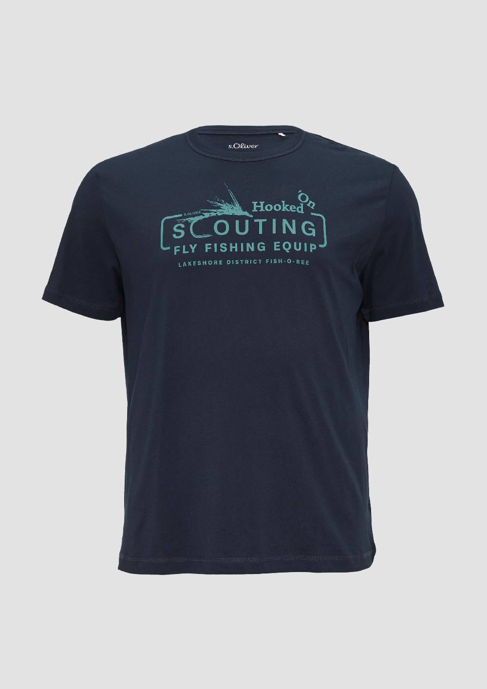 S.Oliver Baumwollshirt mit Frontprint Limitierter Zeitrabatt