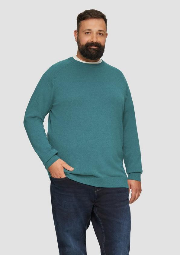 S.Oliver Strickpullover mit Rippbündchen Flash Sale
