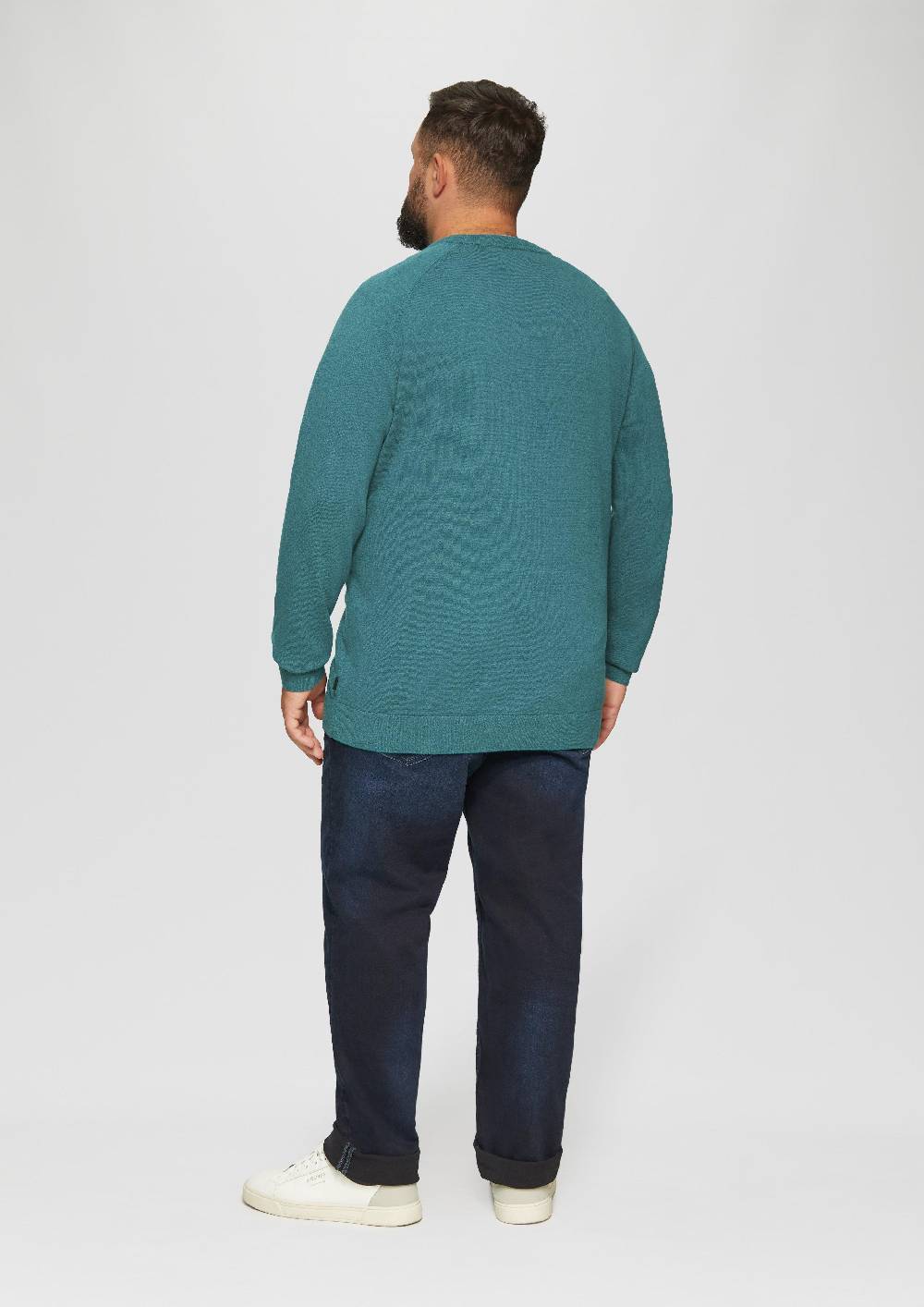 S.Oliver Strickpullover mit Rippbündchen Flash Sale