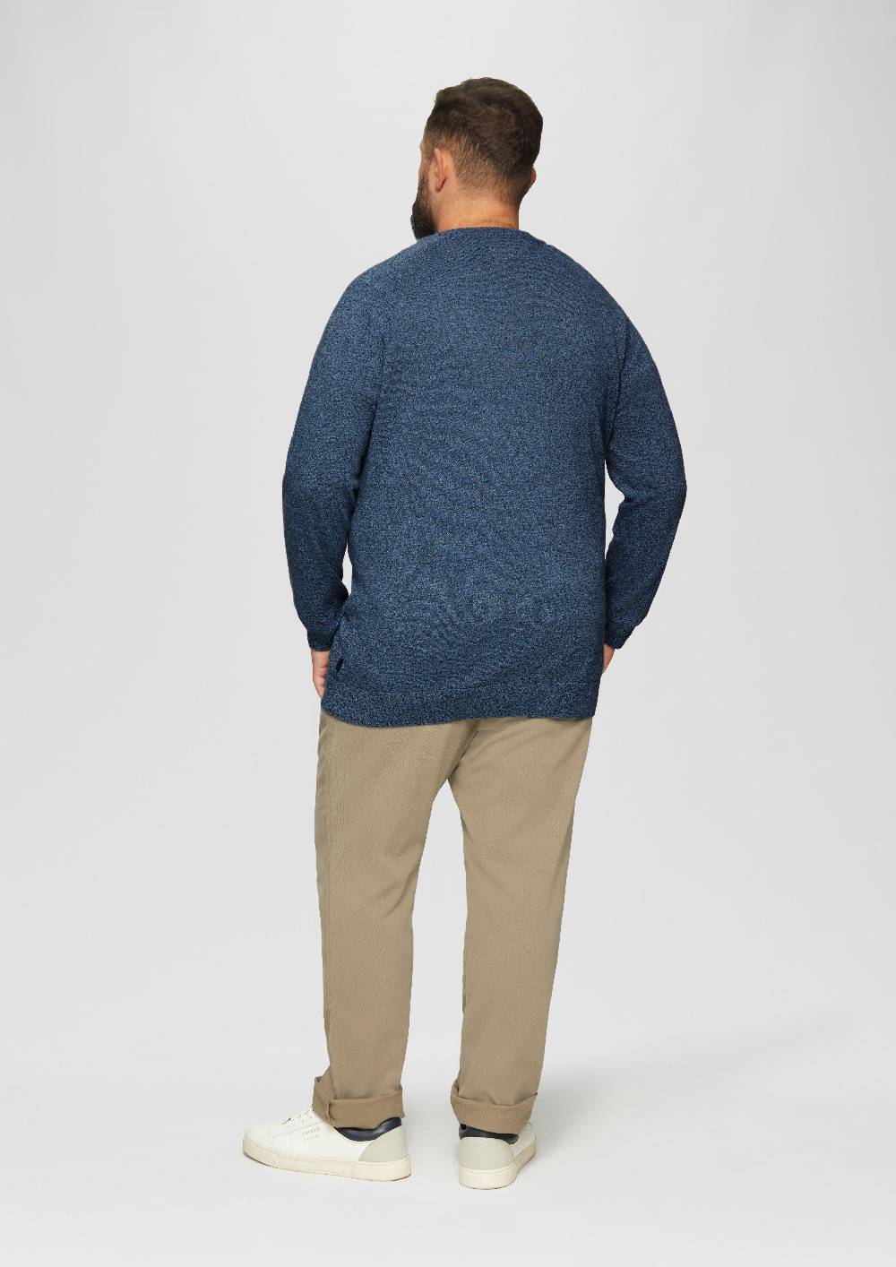 S.Oliver Strickpullover mit Rippbündchen Begrenztes Angebot