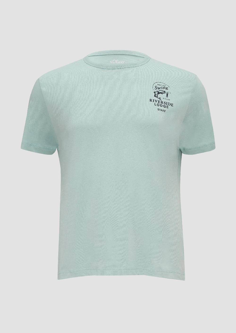 S.Oliver Baumwollshirt mit Frontprint Top Angebot