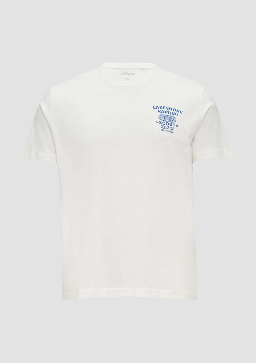 S.Oliver Baumwollshirt mit Frontprint Zeitlich begrenztes Angebot