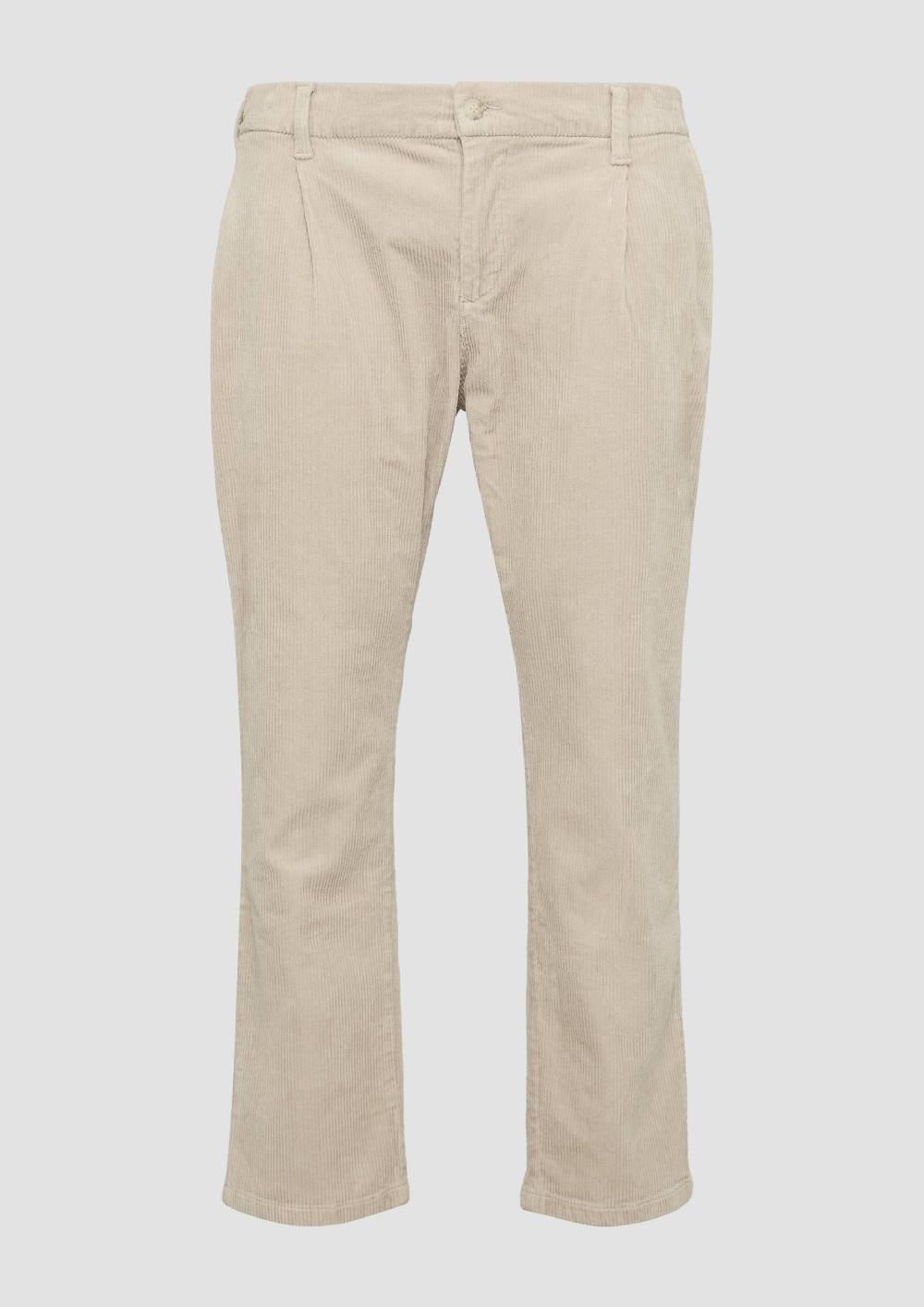 S.Oliver Relaxed: Cord-Chino mit Tapered Leg Tägliche Deals
