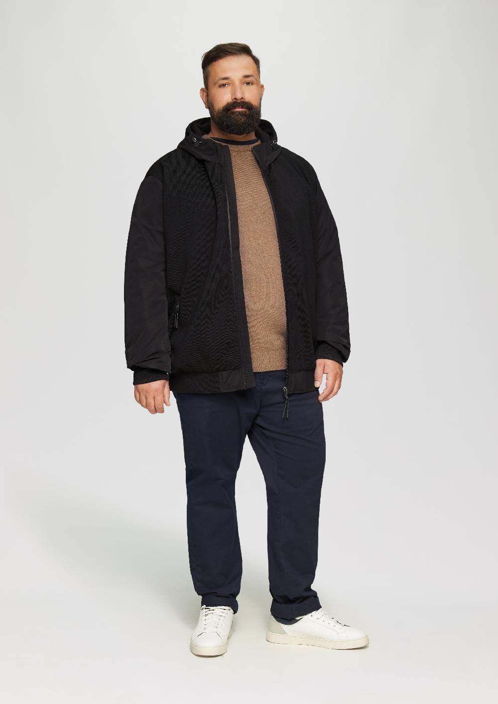 S.Oliver Hybrid-Jacke mit Strickelementen Super Sparpreis