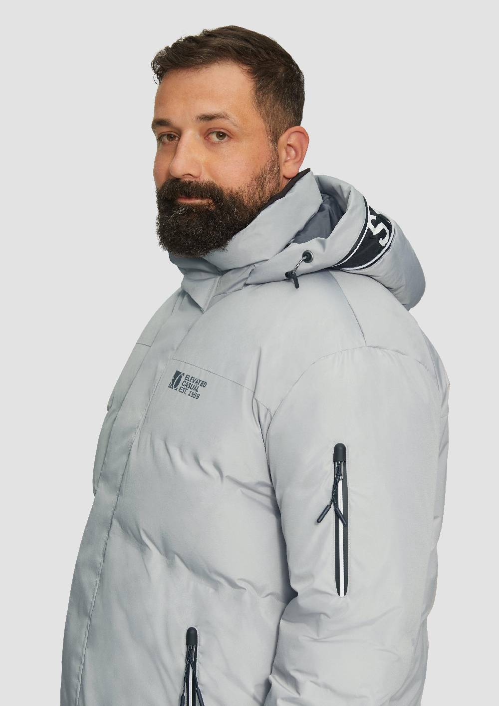 S.Oliver Outdoor-Jacke mit Kapuze Kostenlose Rückgabe