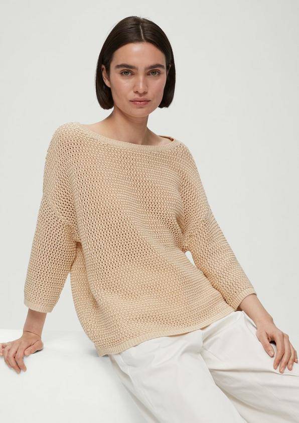 S.Oliver Strickpullover aus Häkelgarn Neueste Stile