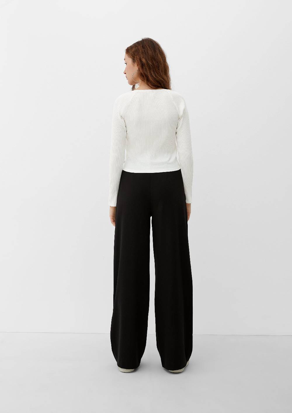 S.Oliver Longsleeve mit Rippstruktur Letzter Tag
