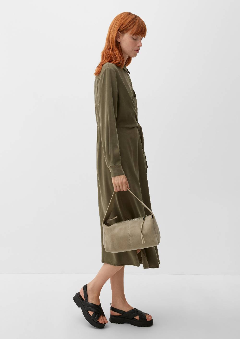 S.Oliver Schultertasche aus Leder Speichern exportieren