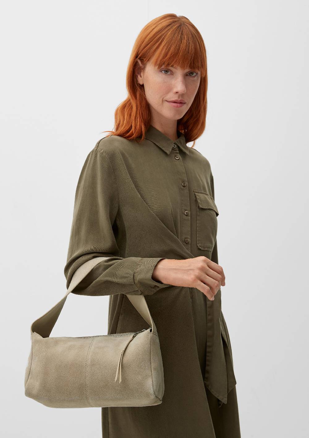 S.Oliver Schultertasche aus Leder Speichern exportieren
