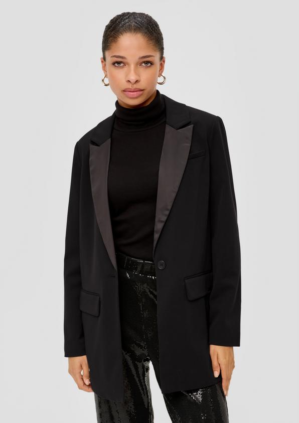 S.Oliver Blazer mit Satin-Kragen Rabatte dieses Monats