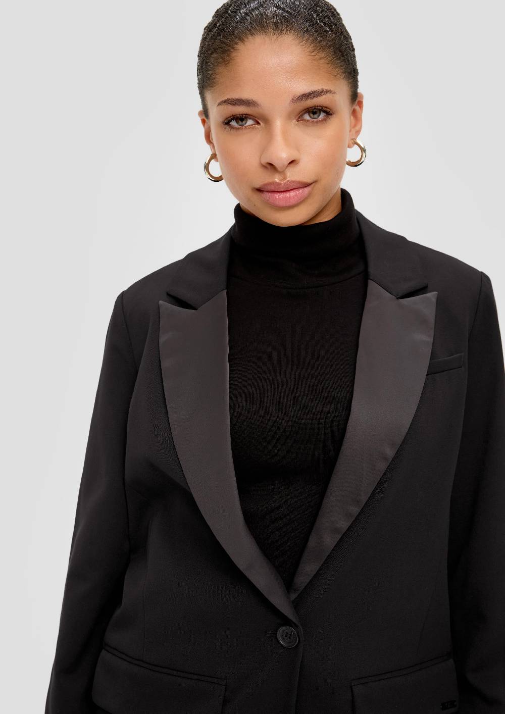 S.Oliver Blazer mit Satin-Kragen Rabatte dieses Monats