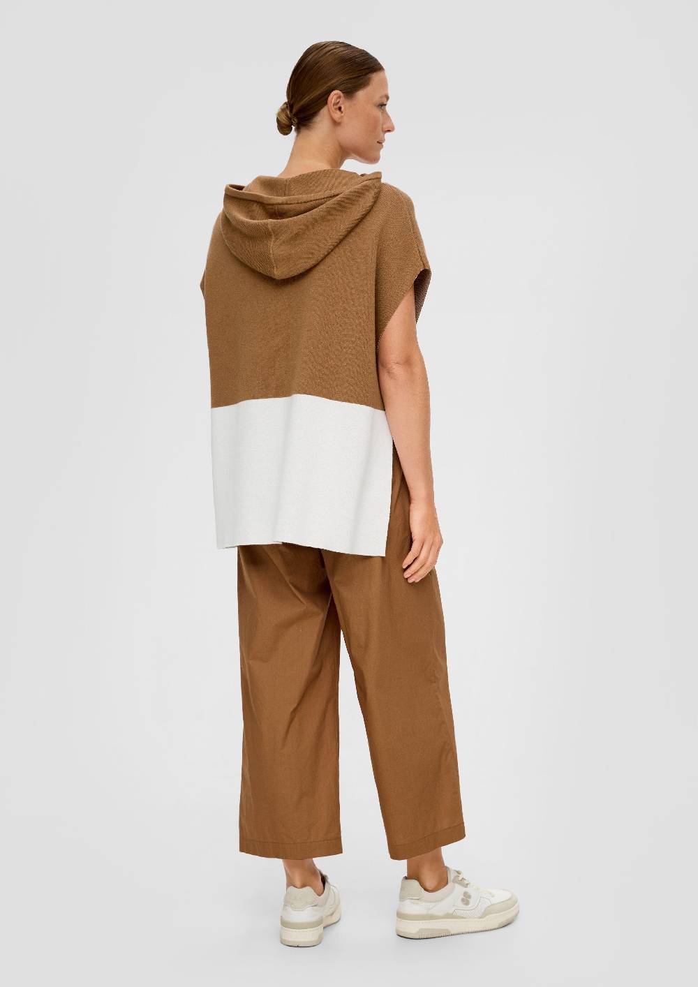S.Oliver Strickponcho aus Viskosemix Outlet