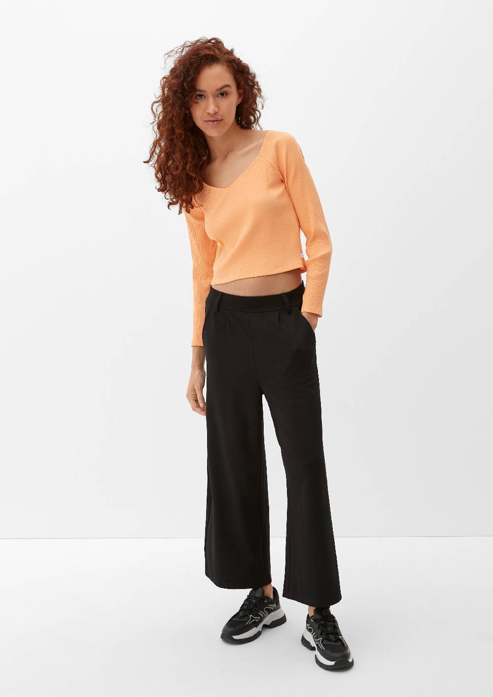 S.Oliver Longsleeve mit Rippstruktur Hotsell