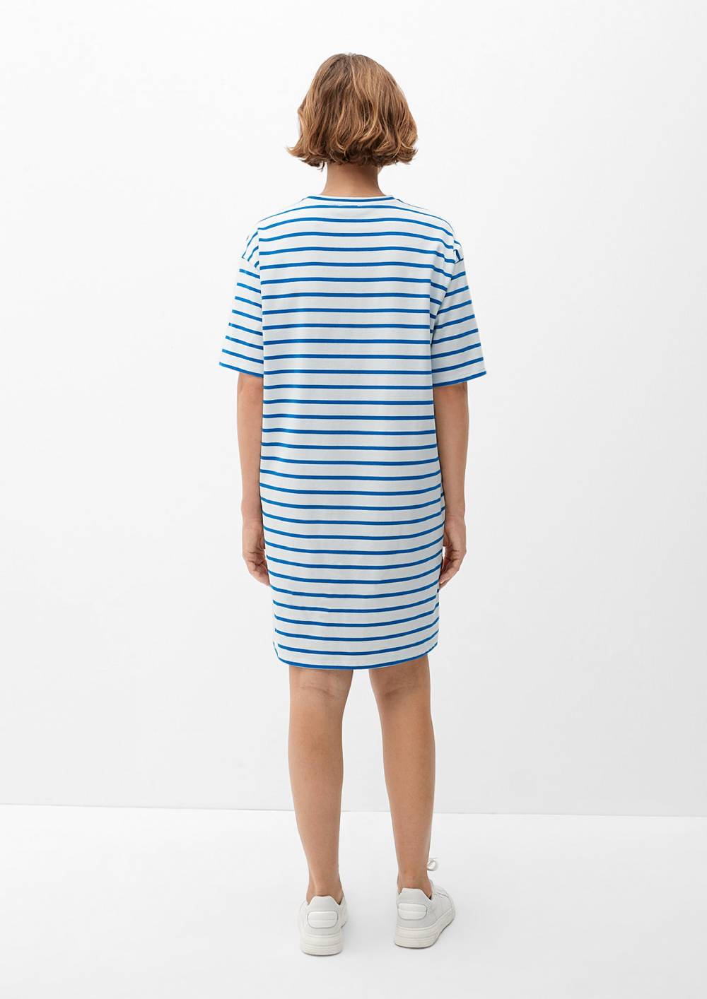 S.Oliver Sweatkleid mit Streifen Schlussverkauf