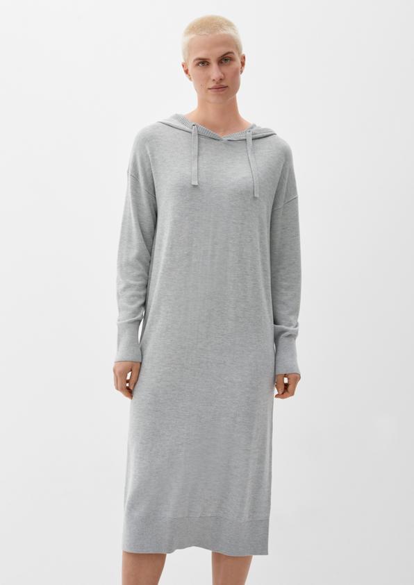 S.Oliver Strickkleid mit Kapuze Fabrikverkauf