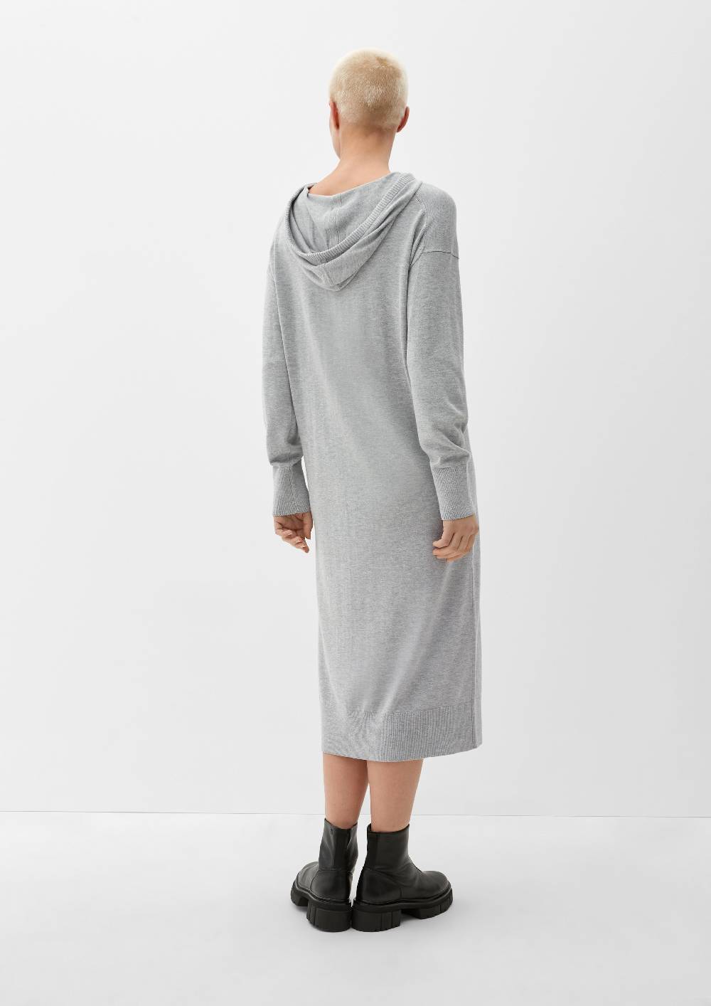 S.Oliver Strickkleid mit Kapuze Fabrikverkauf
