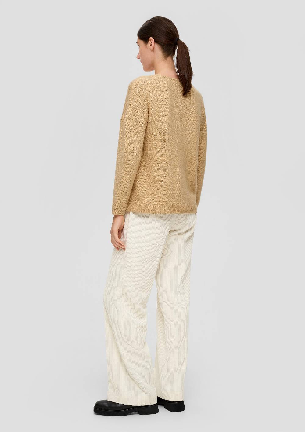 S.Oliver Strickpullover mit V-Ausschnitt Limitierter Zeitrabatt
