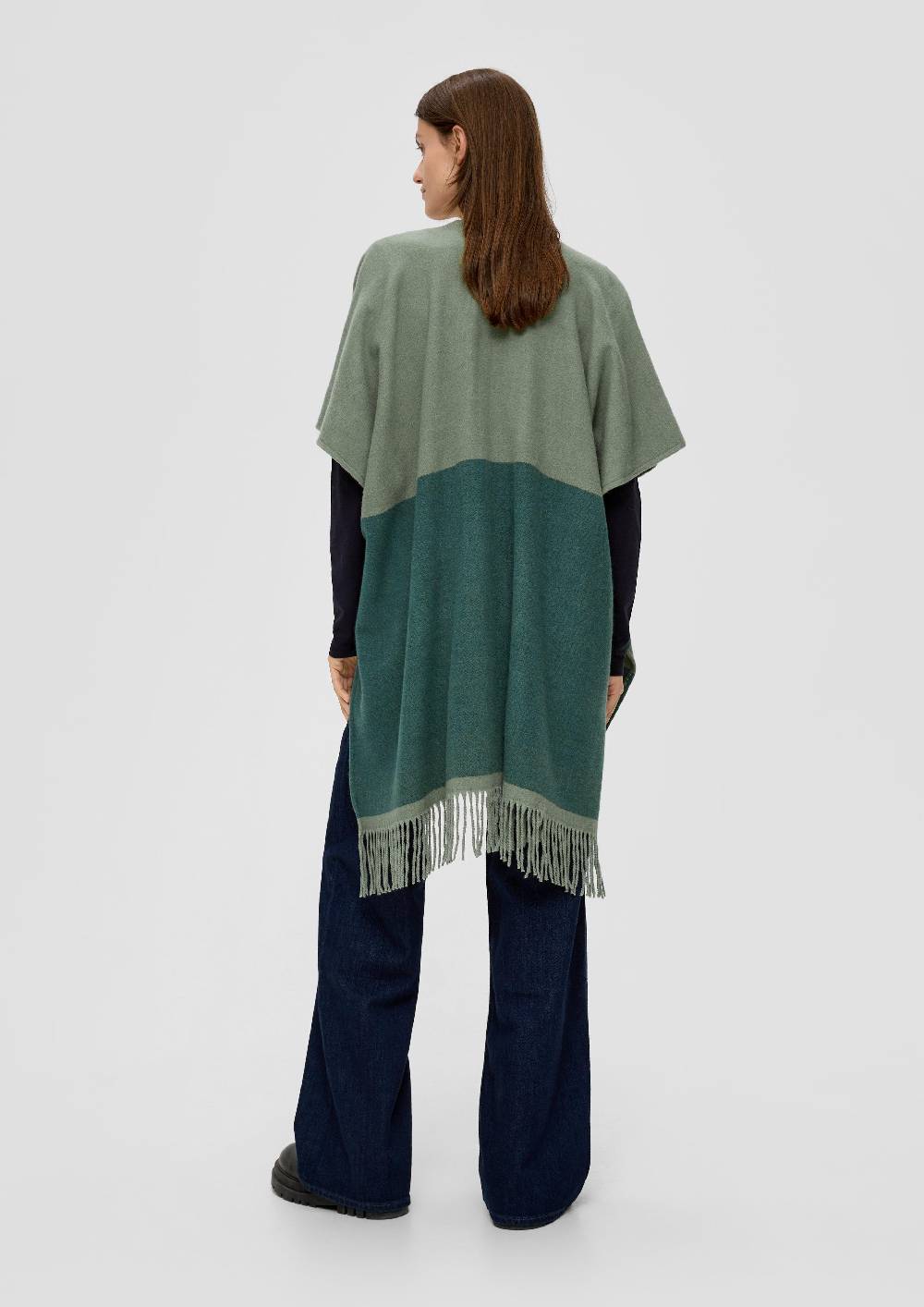 S.Oliver Poncho mit Streifenmuster Exklusivangebot