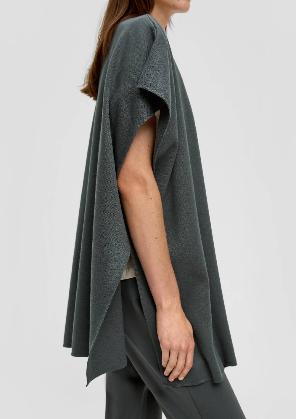 S.Oliver Strickponcho aus Viskosemix Cyber Monday