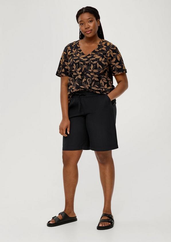 S.Oliver Regular curvy: Kurze Hose aus Twill Neuheiten