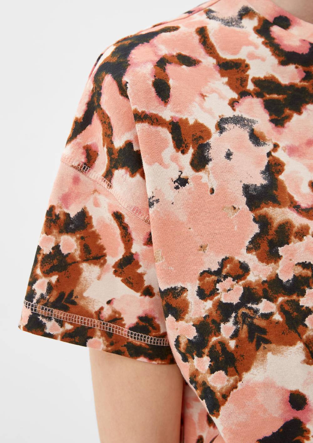 S.Oliver Baumwollshirt mit Allover-Print Kauf eins, bekomm eins gratis