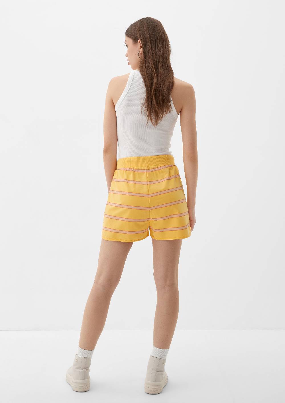 S.Oliver Relaxed: Gestreifte Shorts aus Baumwollstretch VIP-Rabatte