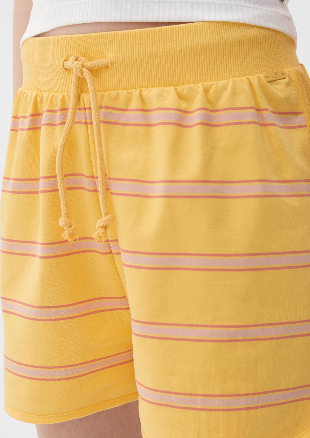 S.Oliver Relaxed: Gestreifte Shorts aus Baumwollstretch VIP-Rabatte