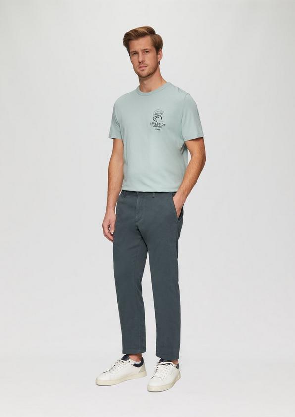 S.Oliver Regular Fit: Strukturierte Chino aus Baumwollstretch Fabrikladen