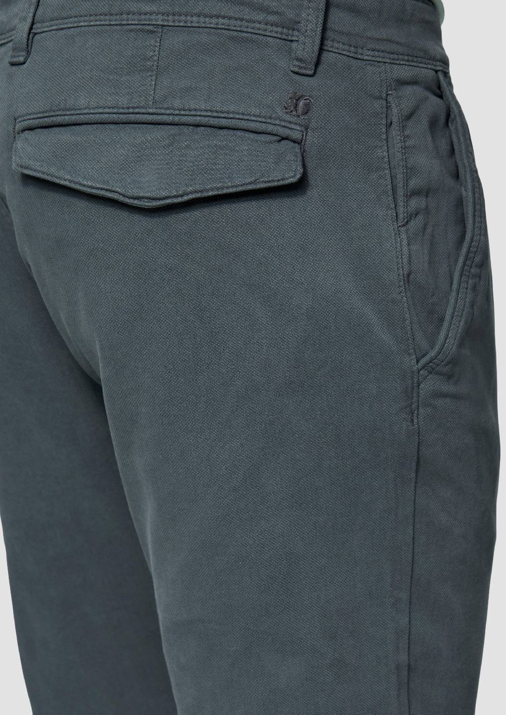 S.Oliver Regular Fit: Strukturierte Chino aus Baumwollstretch Fabrikladen