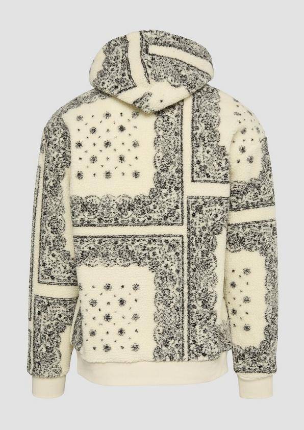 S.Oliver Sweatshirt aus Teddyplüsch im All-over-Print Begrenzt auf 3 Tage