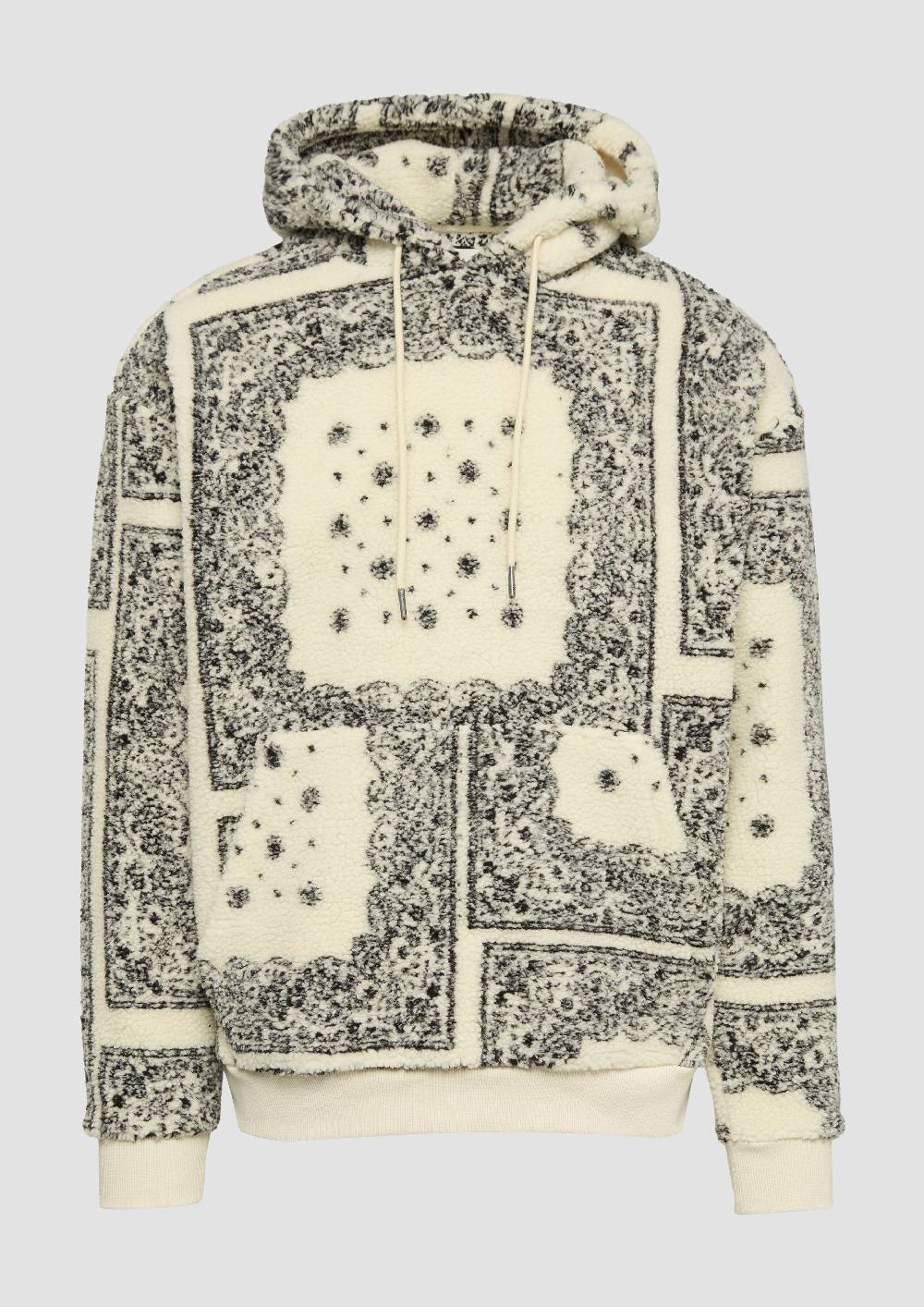 S.Oliver Sweatshirt aus Teddyplüsch im All-over-Print Begrenzt auf 3 Tage