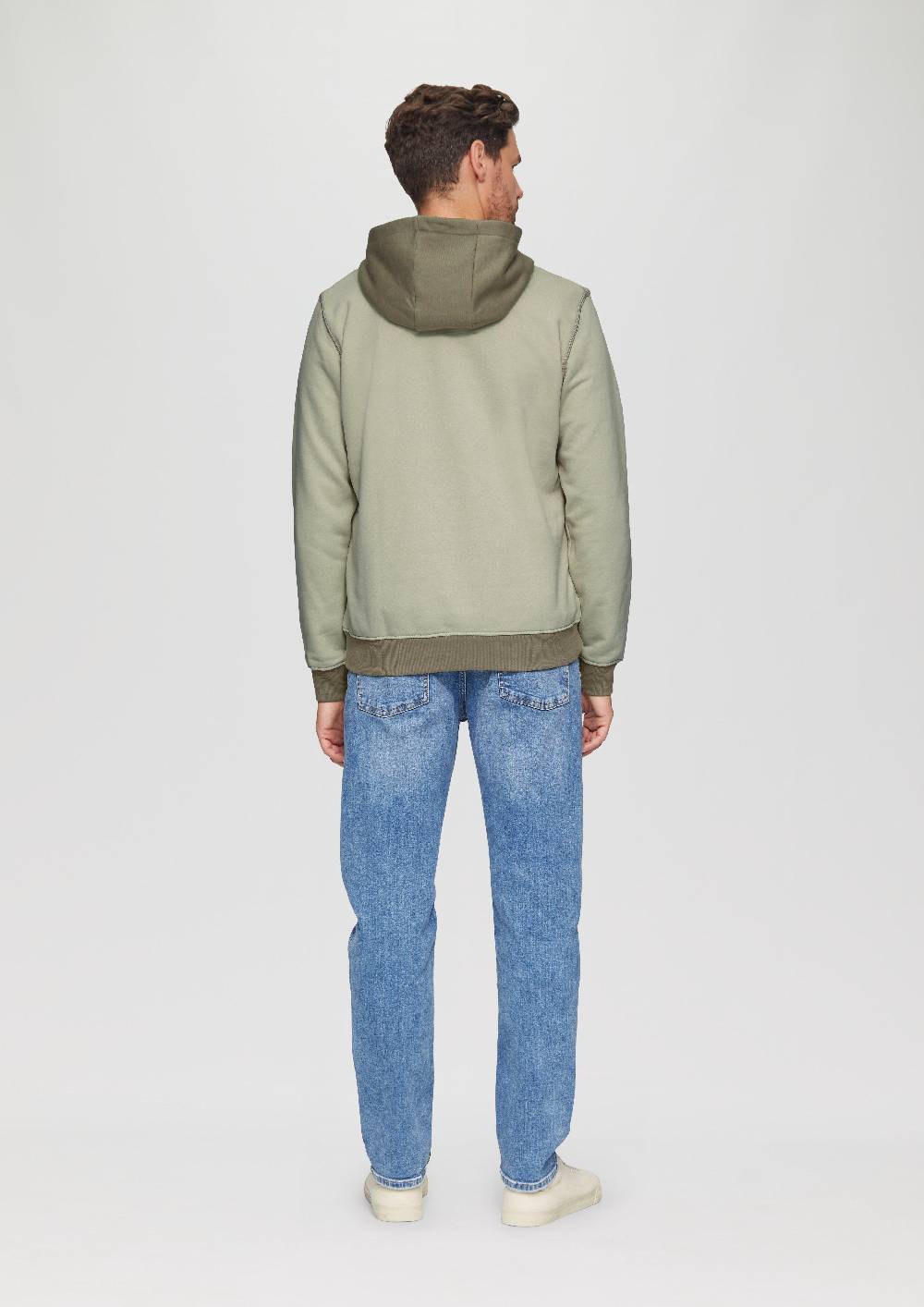 S.Oliver Hoodie mit Stehkragen und Reißverschluss Blitzverkäufe