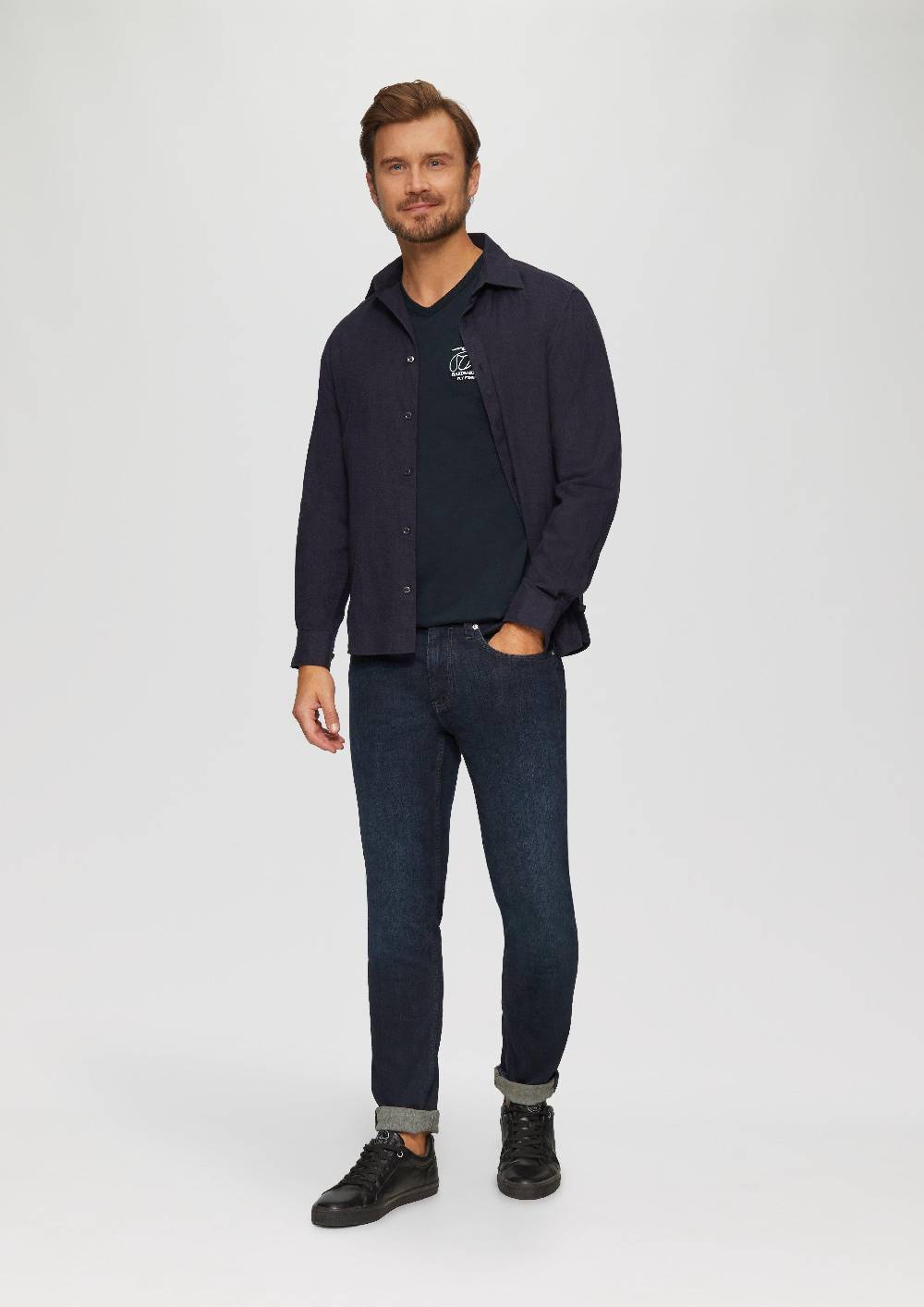 S.Oliver T-Shirt mit Logostickerei Muttertagsangebot