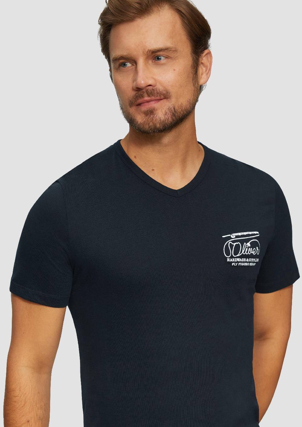 S.Oliver T-Shirt mit Logostickerei Muttertagsangebot