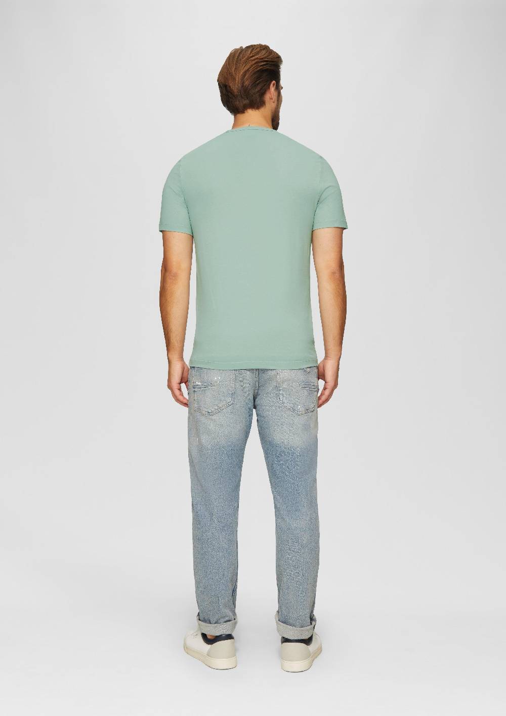 S.Oliver T-Shirt mit Logostickerei Valentinstagsangebot