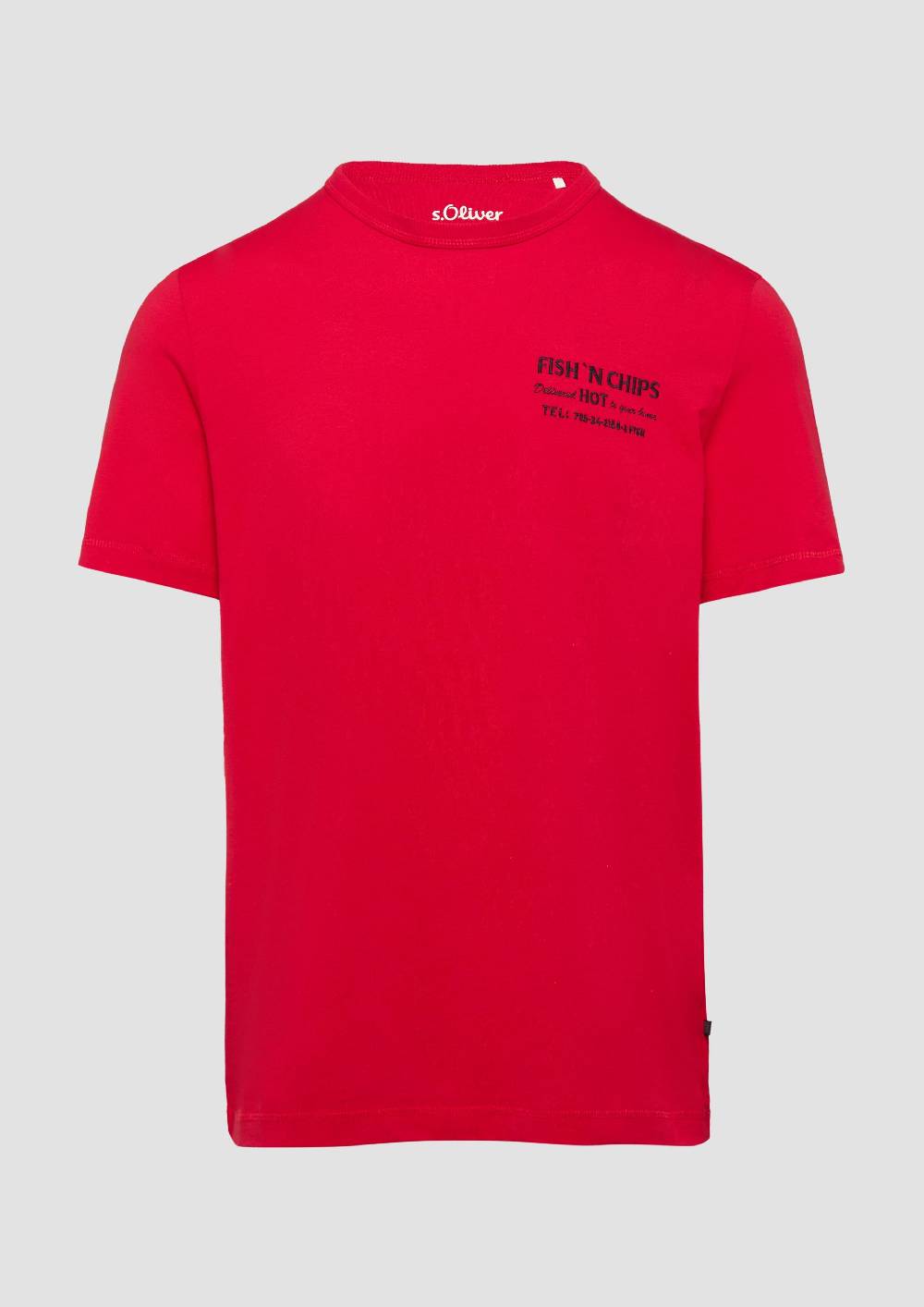 S.Oliver Baumwollshirt mit Frontprint Jubiläumsangebot