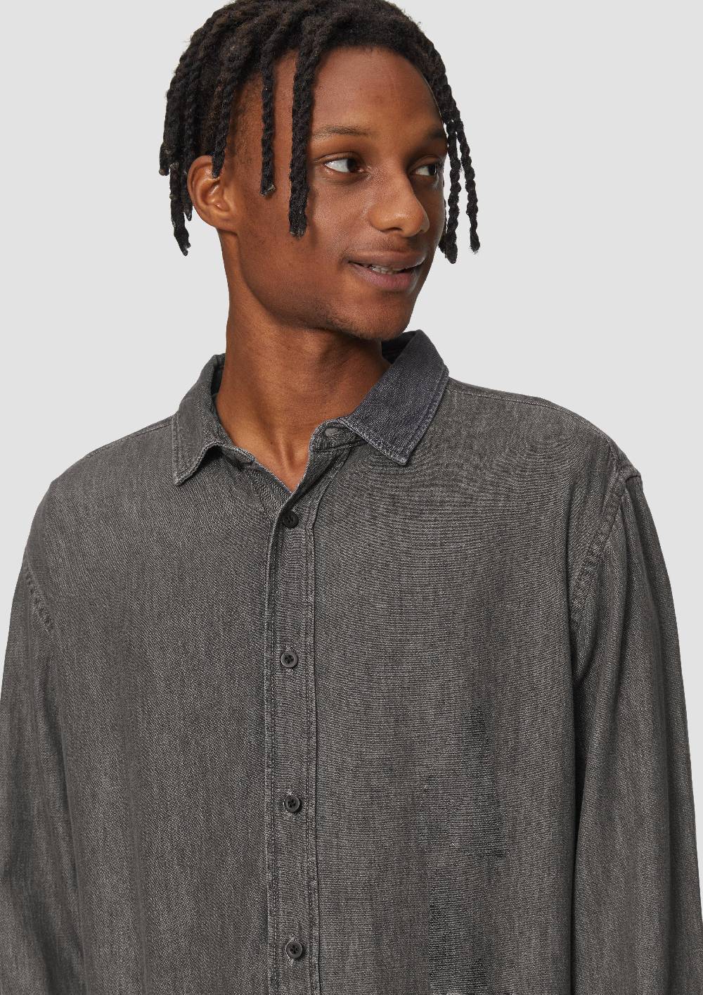 S.Oliver Regular Fit: Denim-Hemd Online Outlet