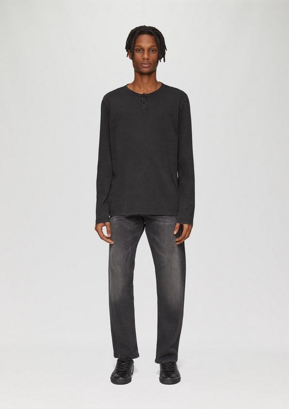 S.Oliver Gewaschenes Longsleeve mit Rollkante Riesige Ersparnisse