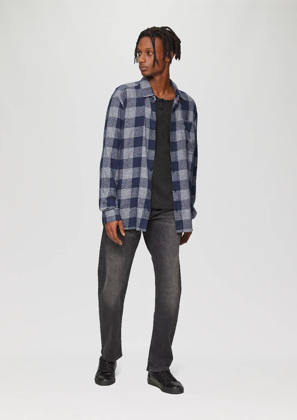 S.Oliver Gewaschenes Longsleeve mit Rollkante Riesige Ersparnisse