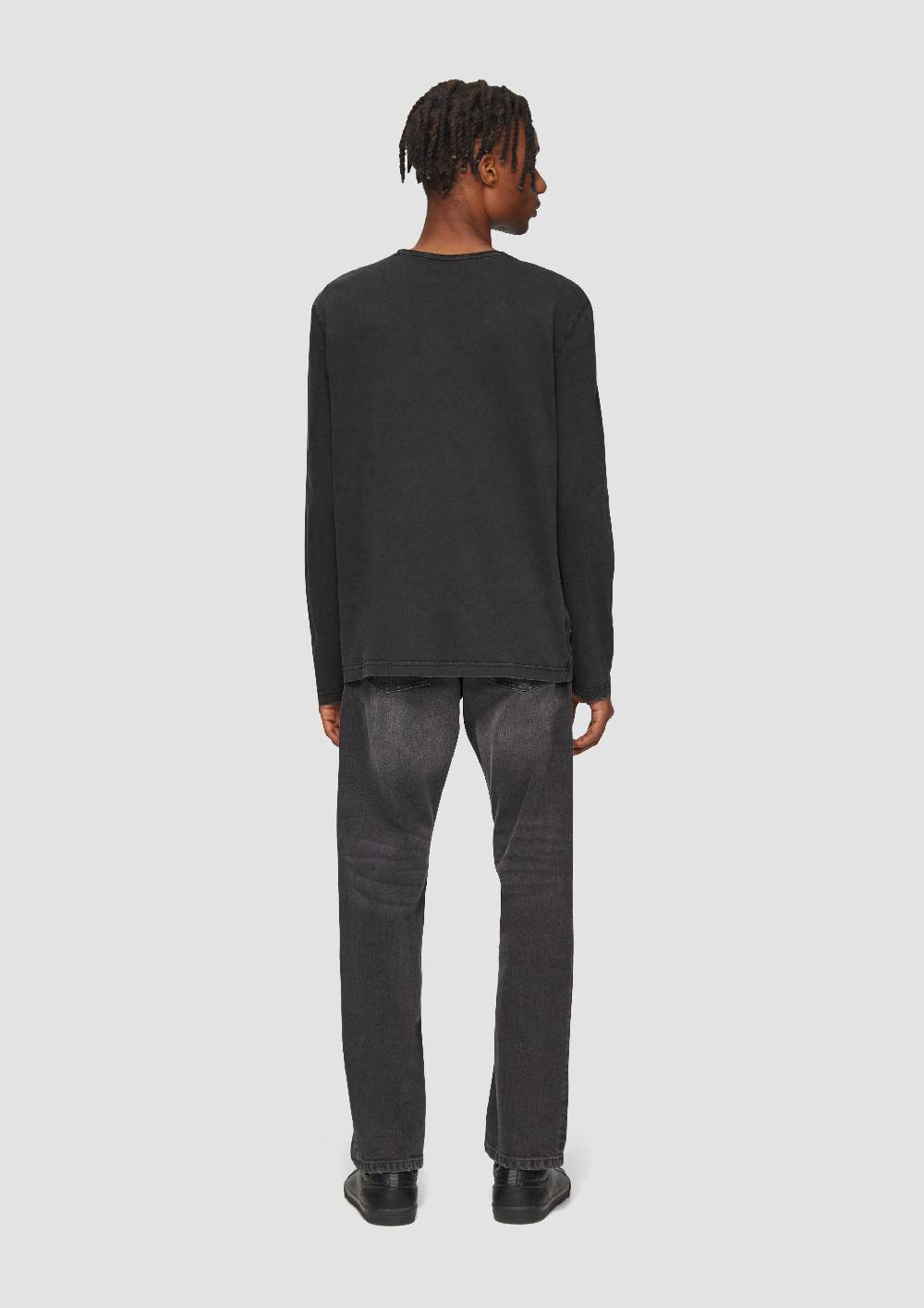 S.Oliver Gewaschenes Longsleeve mit Rollkante Riesige Ersparnisse