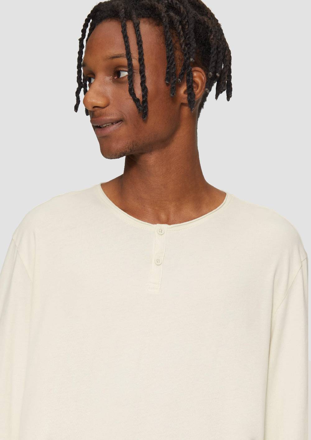 S.Oliver Gewaschenes Longsleeve mit Rollkante VIP-Rabatte