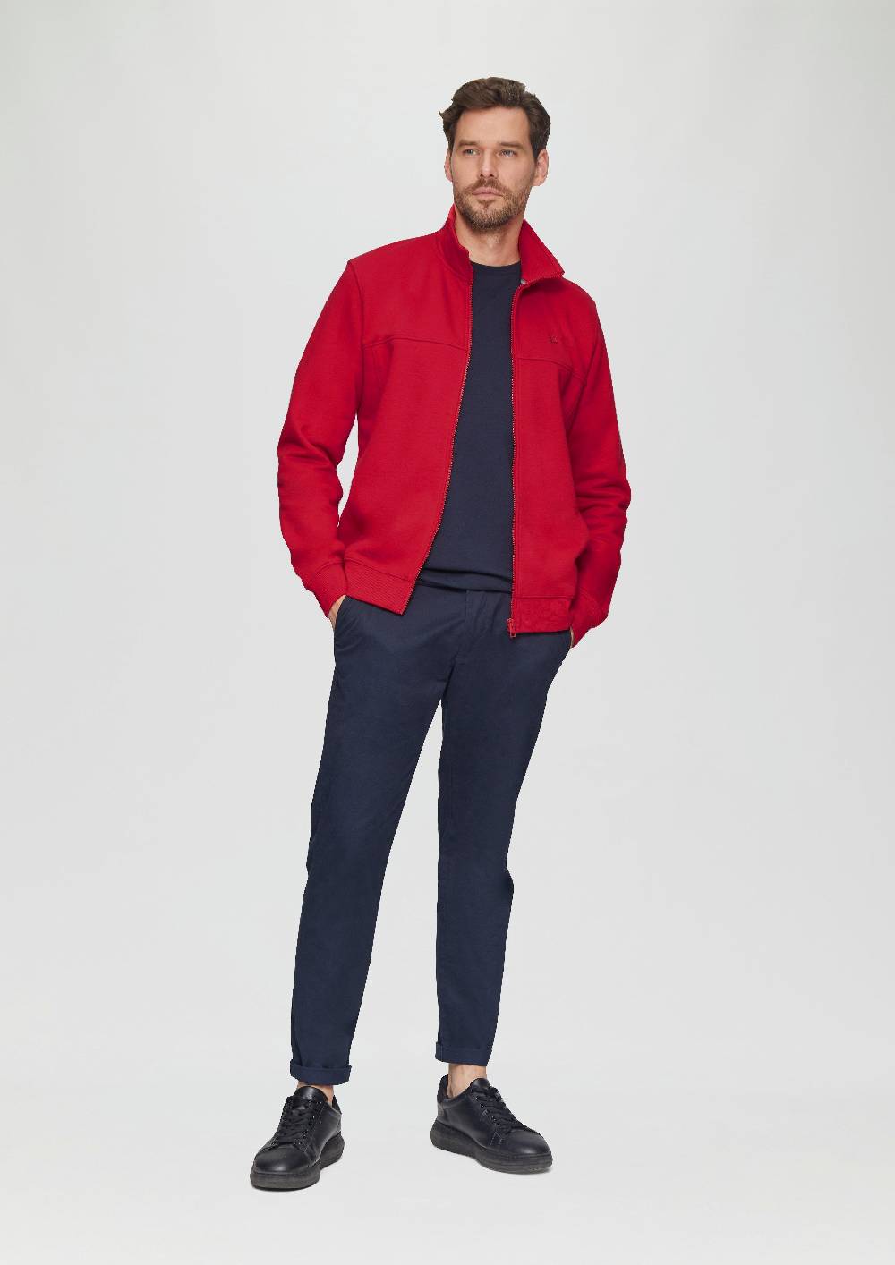 S.Oliver Sweatjacke mit Stehkragen Wochenangebot