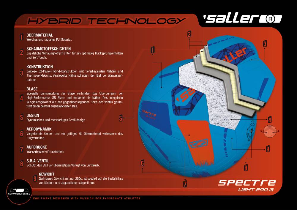 Saller Ballpaket »sallerSpectre Light 290 gr« Preisnachlass