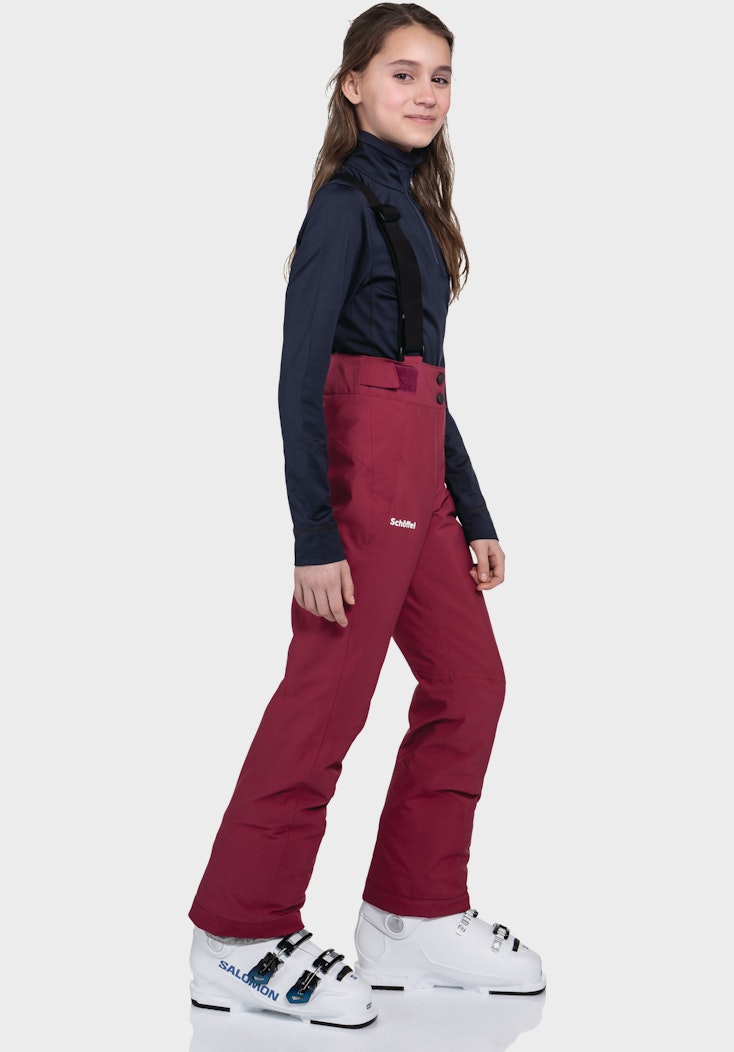Schöffel Warme Skihose mit elastischen Hosenträgern Großer Ausverkauf