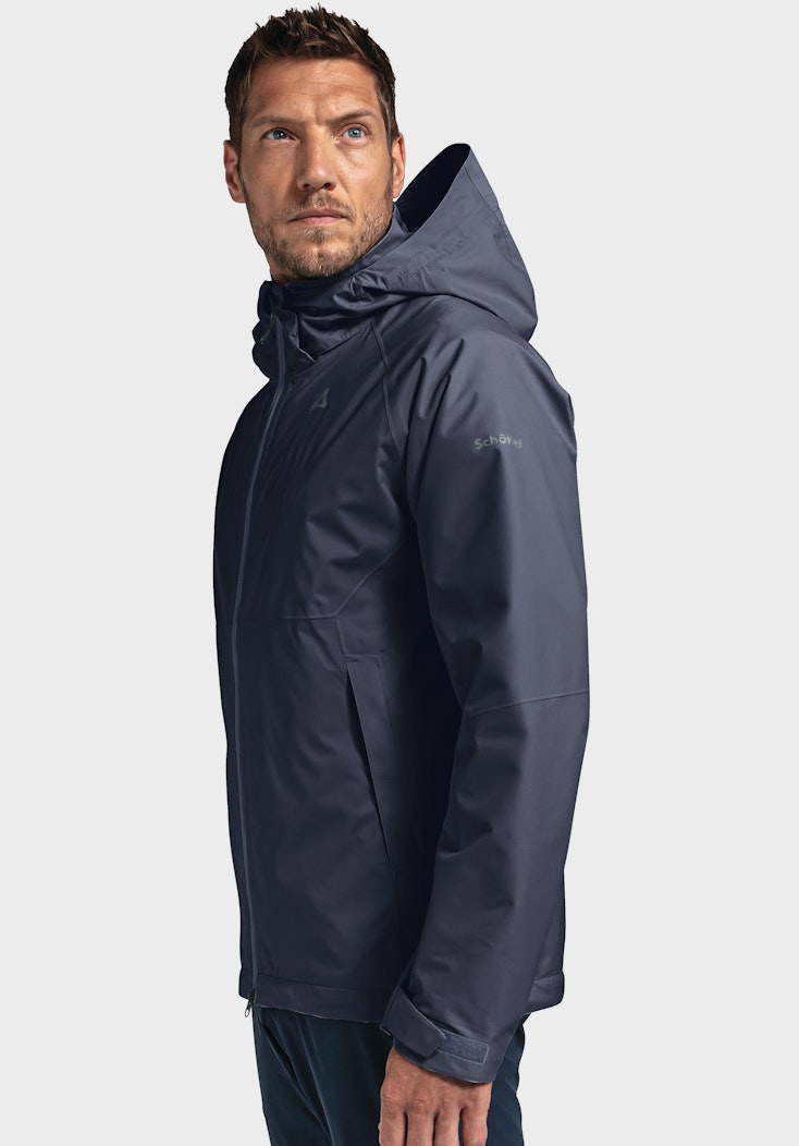 Schöffel Elastische Regenjacke mit Pack-Away Tasche VIP-Rabatte